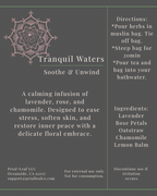 Tranquil Waters – Soothe & Unwind
